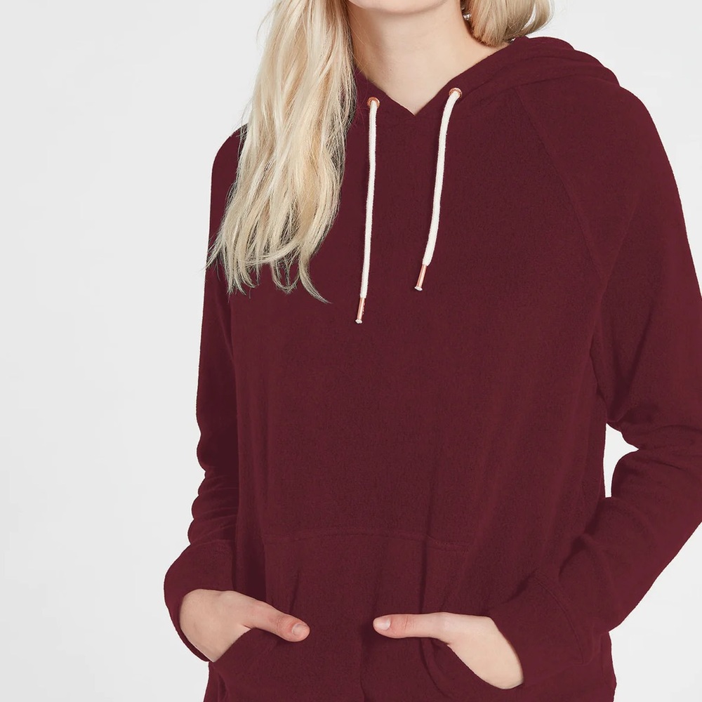 Volcom Womens Lil Hoodie. Bark Brown. Size Small.